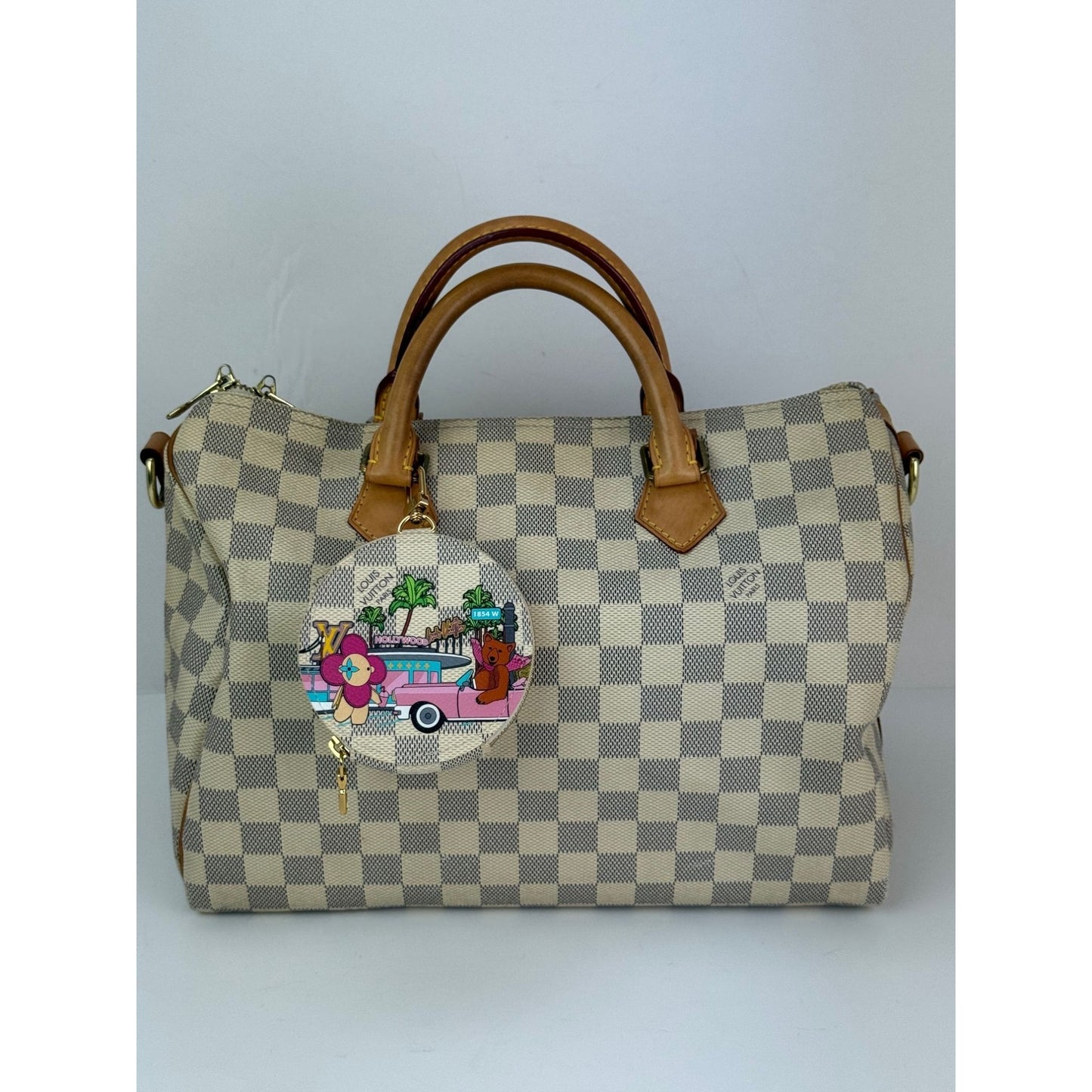 
                  
                    Louis Vuitton 2021 Christmas Animation Damier Azur Coin Case Bag Charm
                  
                