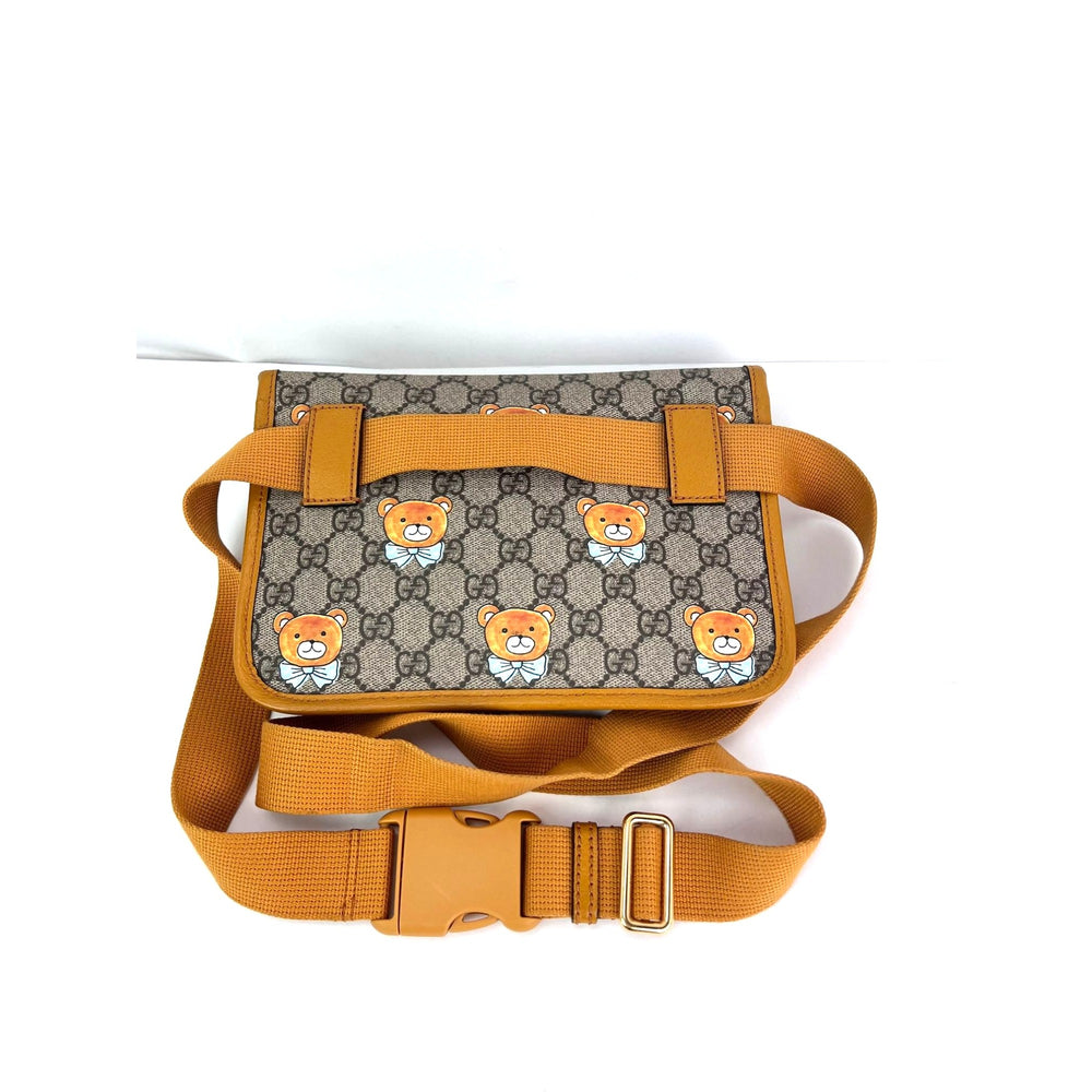 
                  
                    Gucci XKai GG Supreme Slim Vintage Sun Oil Bear Belt Sling Bag
                  
                