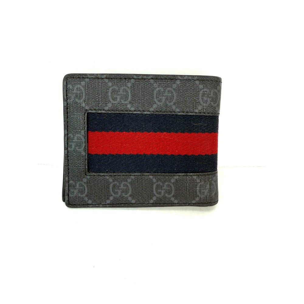 
                  
                    GUCCI GG Supreme Men's Web Black Bi-Fold Wallet
                  
                