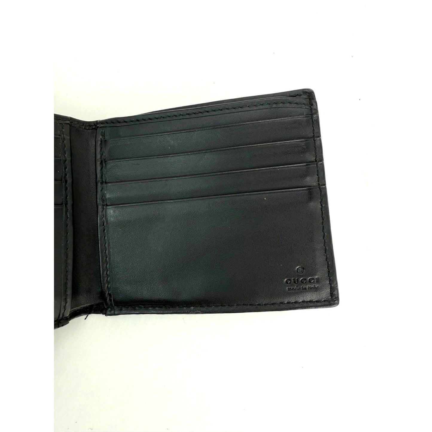 
                  
                    GUCCI GG Supreme Men's Web Black Bi-Fold Wallet
                  
                