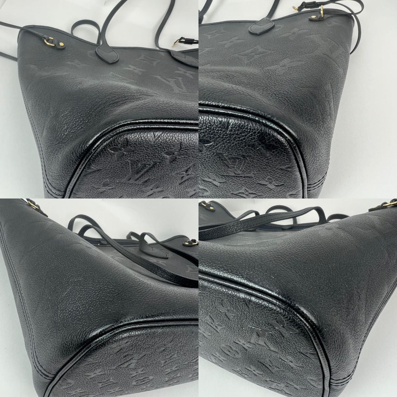 
                  
                    Louis Vuitton Neverfull MM Giant Monogram Black Empriente Leather Tote
                  
                