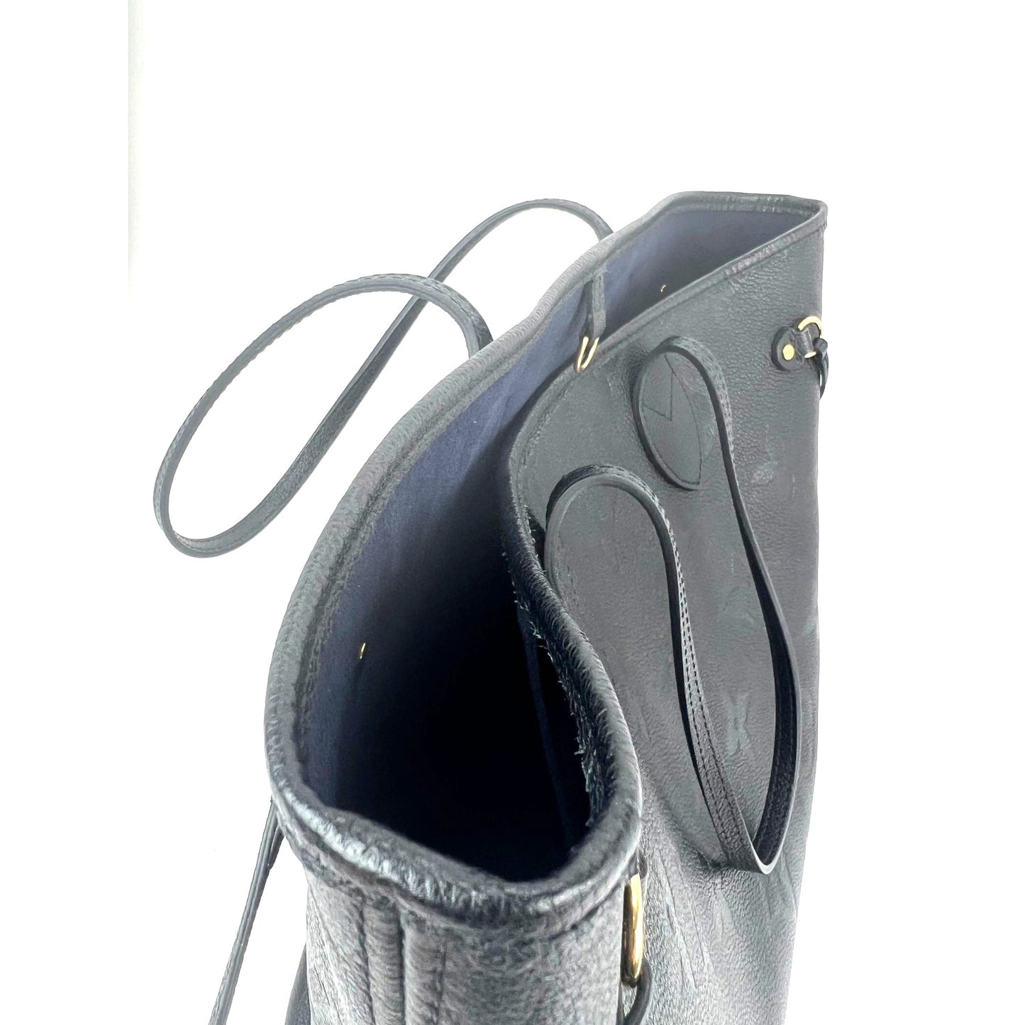 
                  
                    Louis Vuitton Neverfull MM Giant Monogram Black Empriente Leather Tote
                  
                