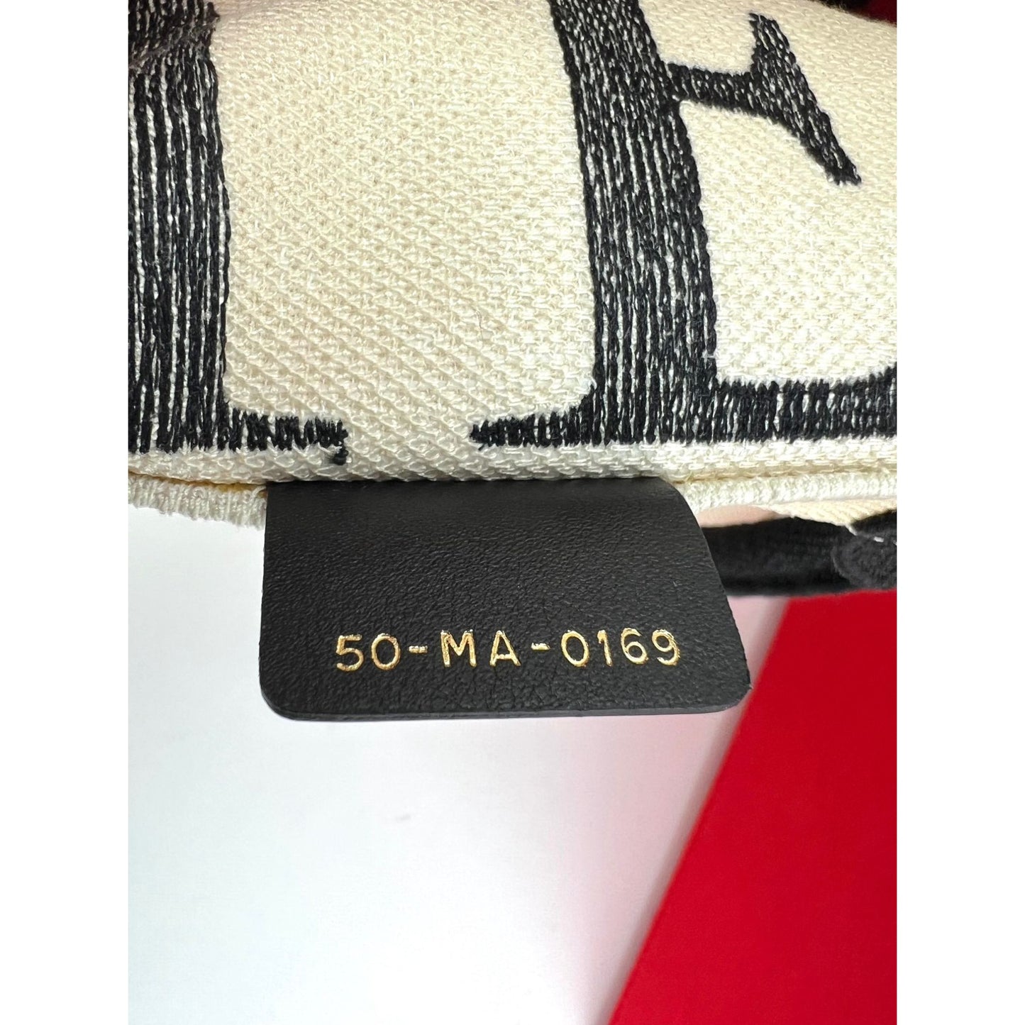 
                  
                    Christian Dior Red, White & Black Canvas Dioramour Je T'aime Large Book Tote
                  
                