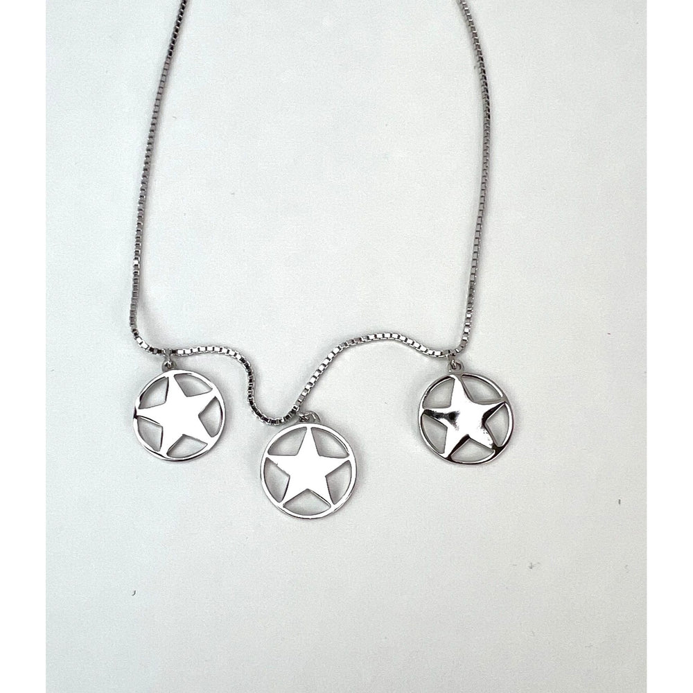 
                  
                    Christian Dior Multi Star Adjustable Silver Finish Necklace
                  
                