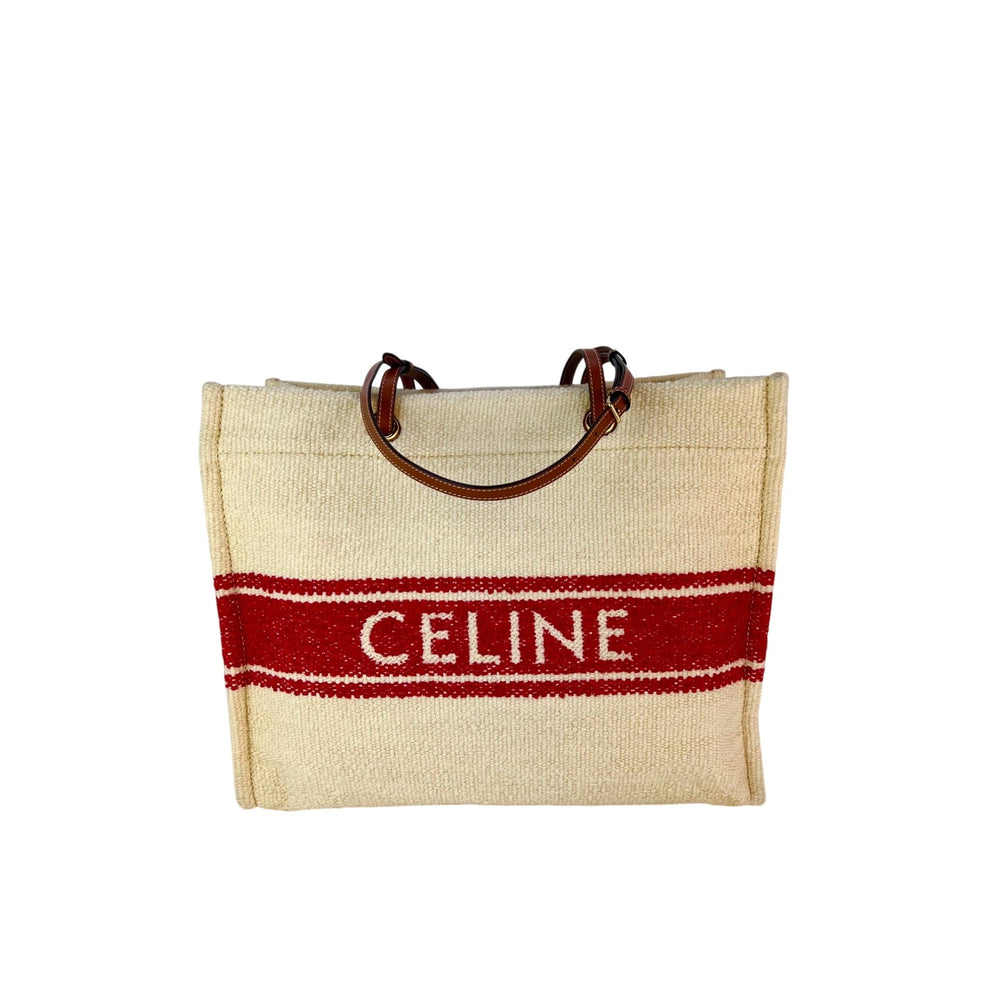 Celine Plein Soleil Cabas Canvas Tan Tote