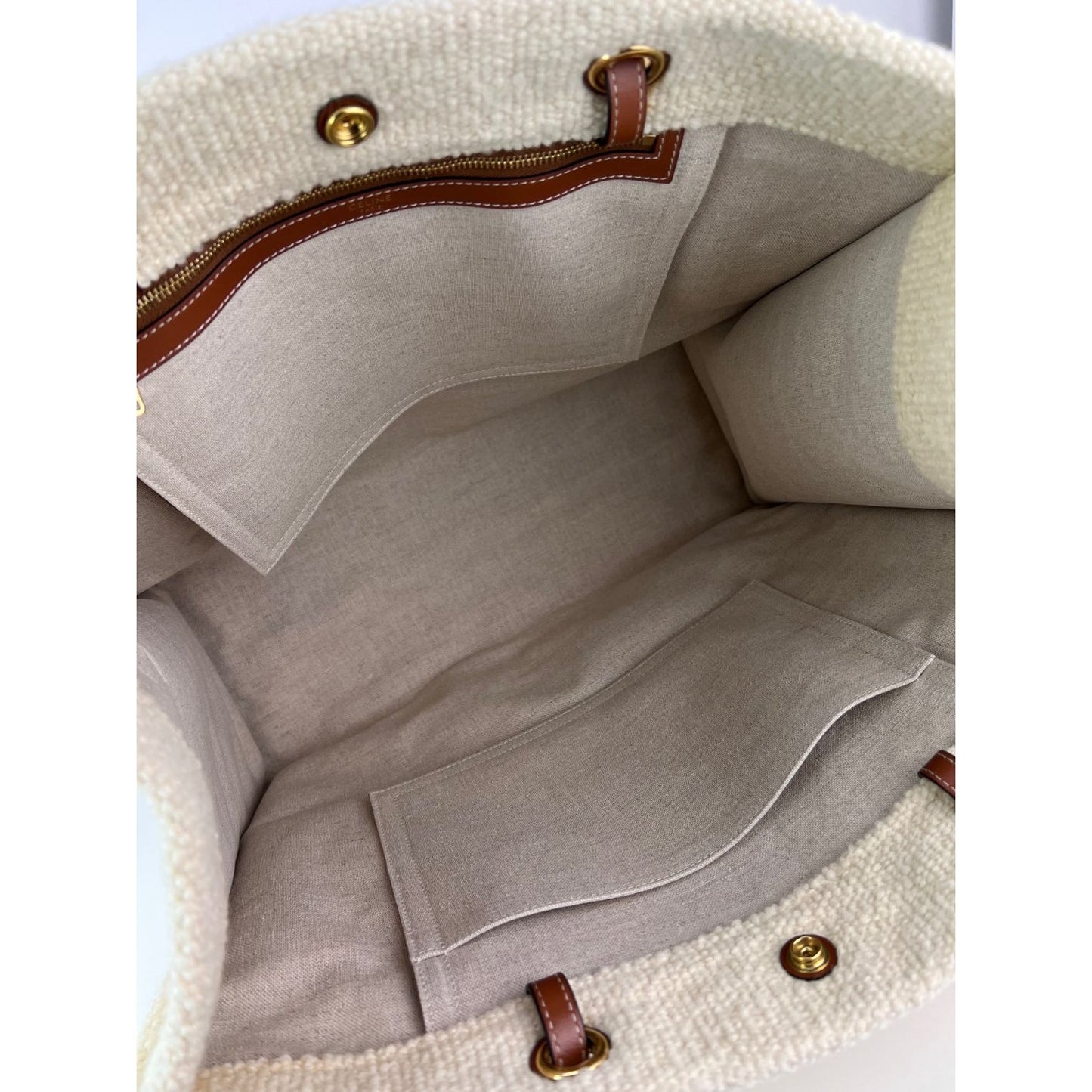 
                  
                    Celine Plein Soleil Cabas Canvas Tan Tote
                  
                