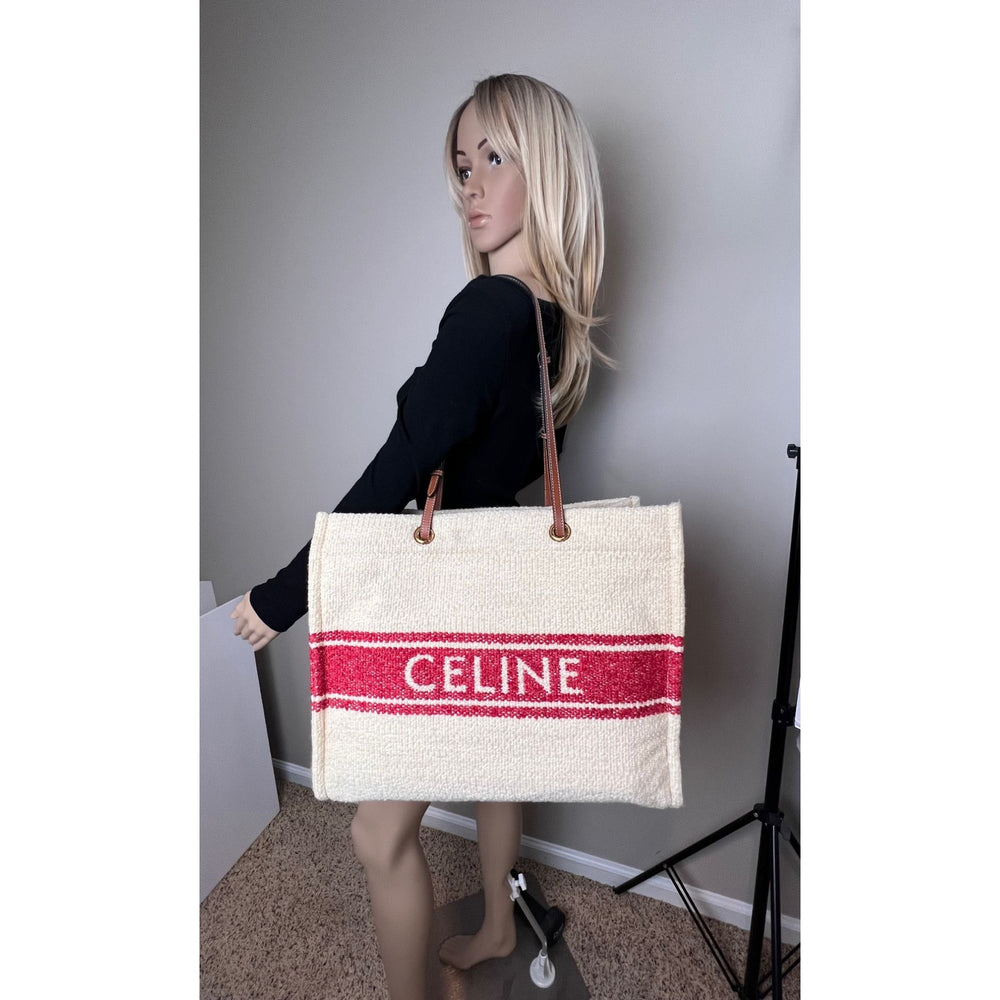 
                  
                    Celine Plein Soleil Cabas Canvas Tan Tote
                  
                