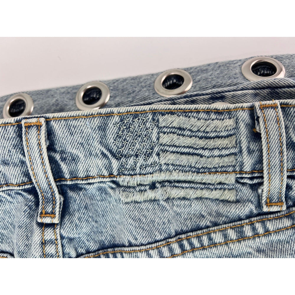 
                  
                    Revice Denim Jeans Super 80's Inner Circle with Grommets size 29
                  
                