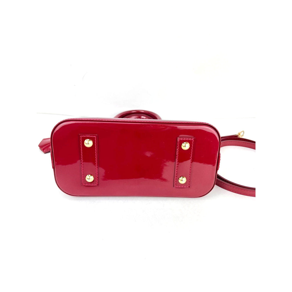
                  
                    Louis Vuitton Alma BB Monogram Red Vernis Patent Leather Crossbody Bag
                  
                