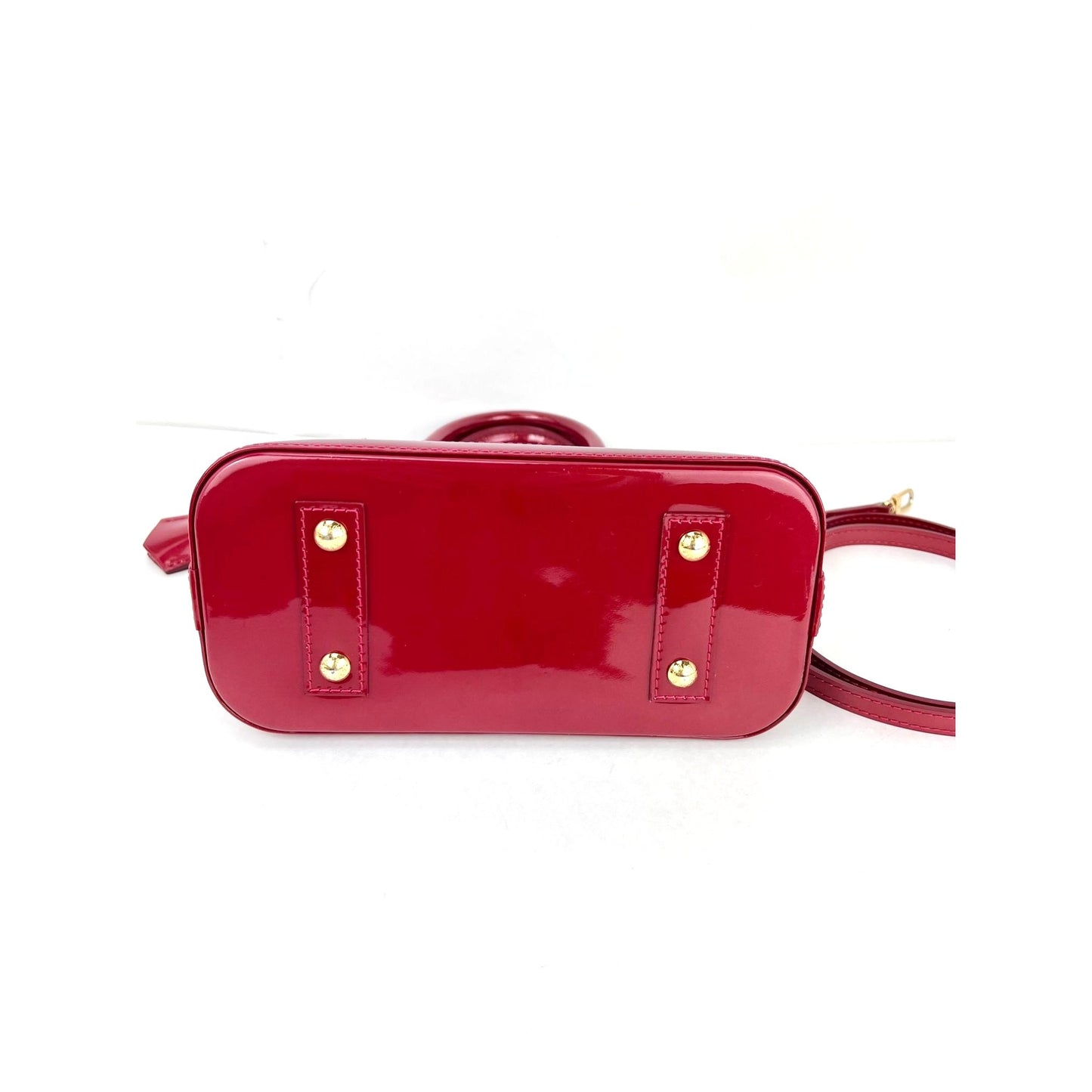 
                  
                    Louis Vuitton Alma BB Monogram Red Vernis Patent Leather Crossbody Bag
                  
                