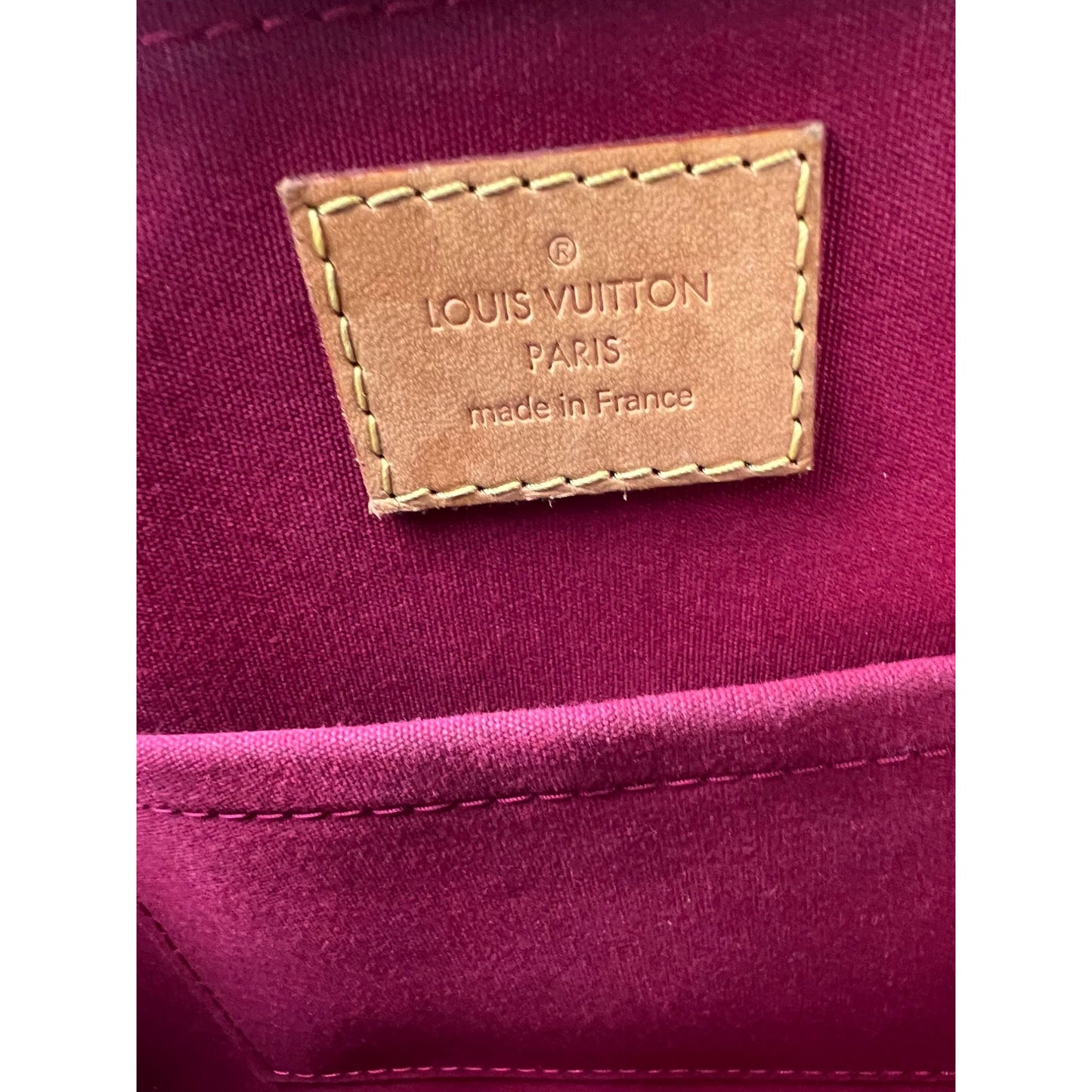 
                  
                    Louis Vuitton Alma BB Monogram Red Vernis Patent Leather Crossbody Bag
                  
                