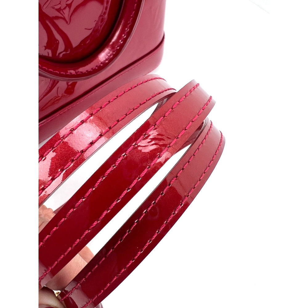 
                  
                    Louis Vuitton Alma BB Monogram Red Vernis Patent Leather Crossbody Bag
                  
                