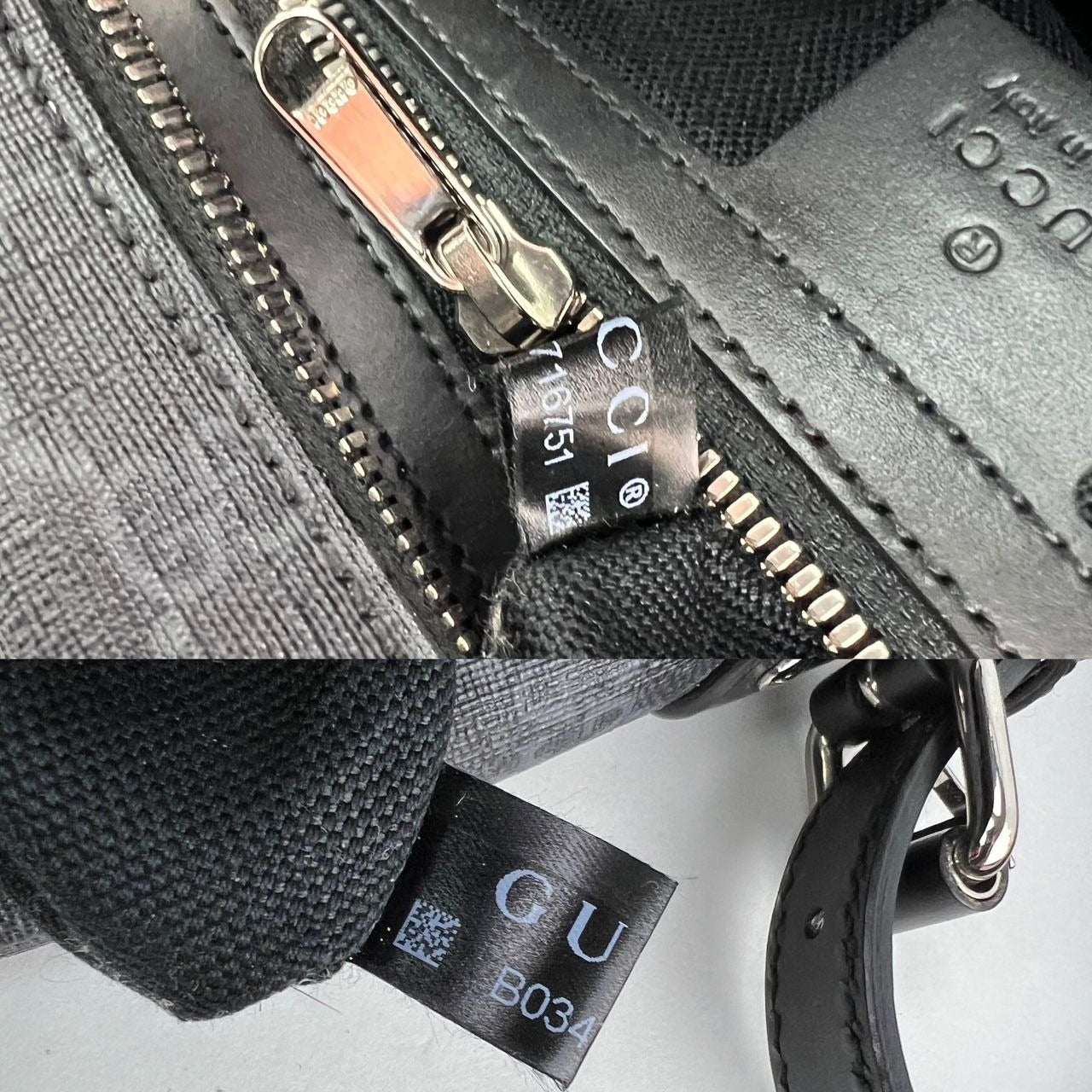 
                  
                    Gucci Black GG Supreme Selleria Square Messenger Bag
                  
                