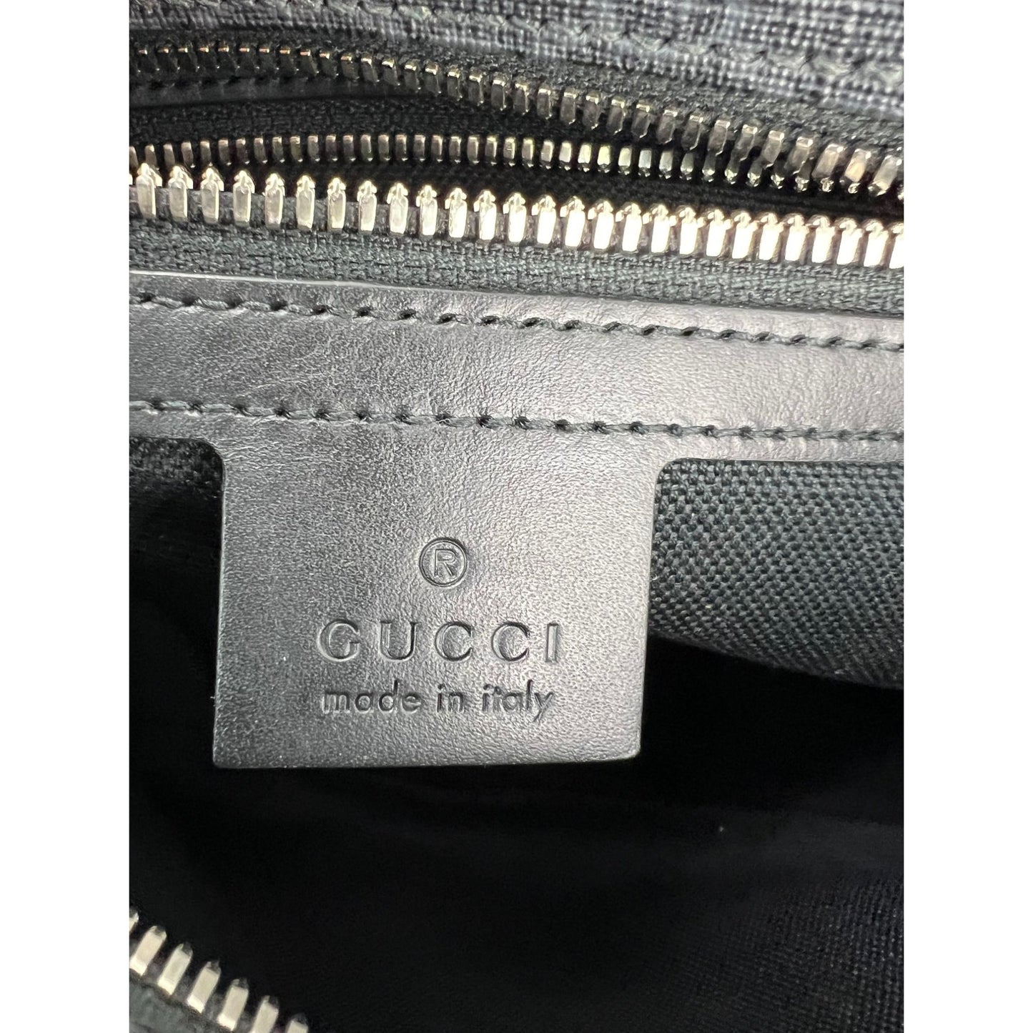 
                  
                    Gucci Black GG Supreme Selleria Square Messenger Bag
                  
                