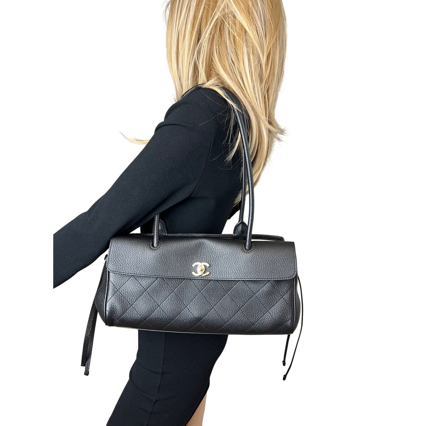 
                  
                    Chanel Stitched Urban Essentials Grained Calfskin Small Shopping Tote
                  
                