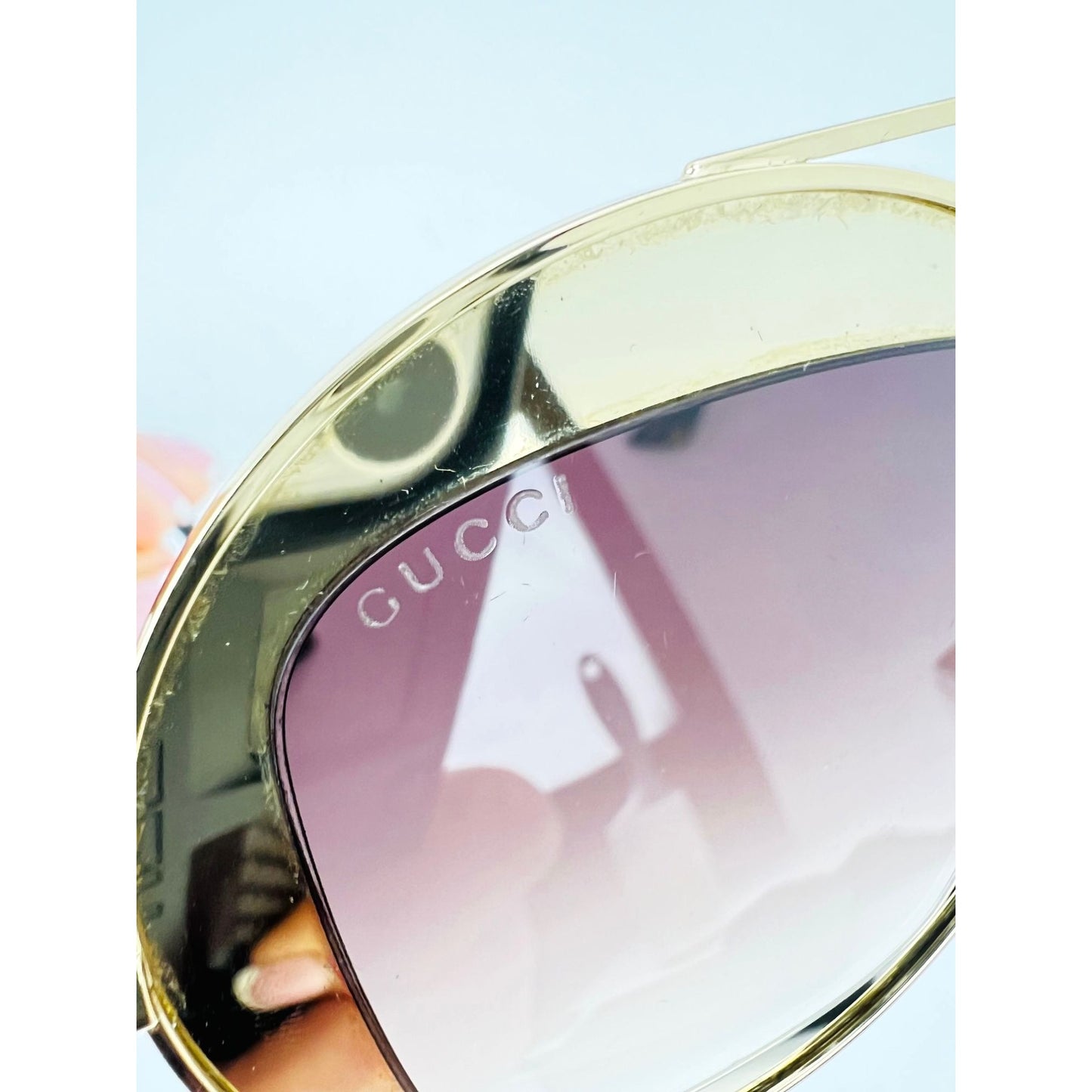 
                  
                    Gucci Round Frame Sylvie Web Sunglasses GG0105S
                  
                