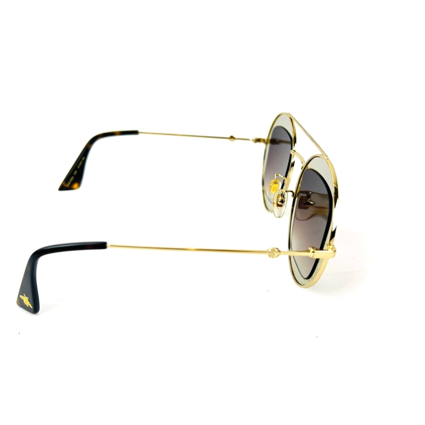 
                  
                    Gucci Round Frame Sylvie Web Sunglasses GG0105S
                  
                
