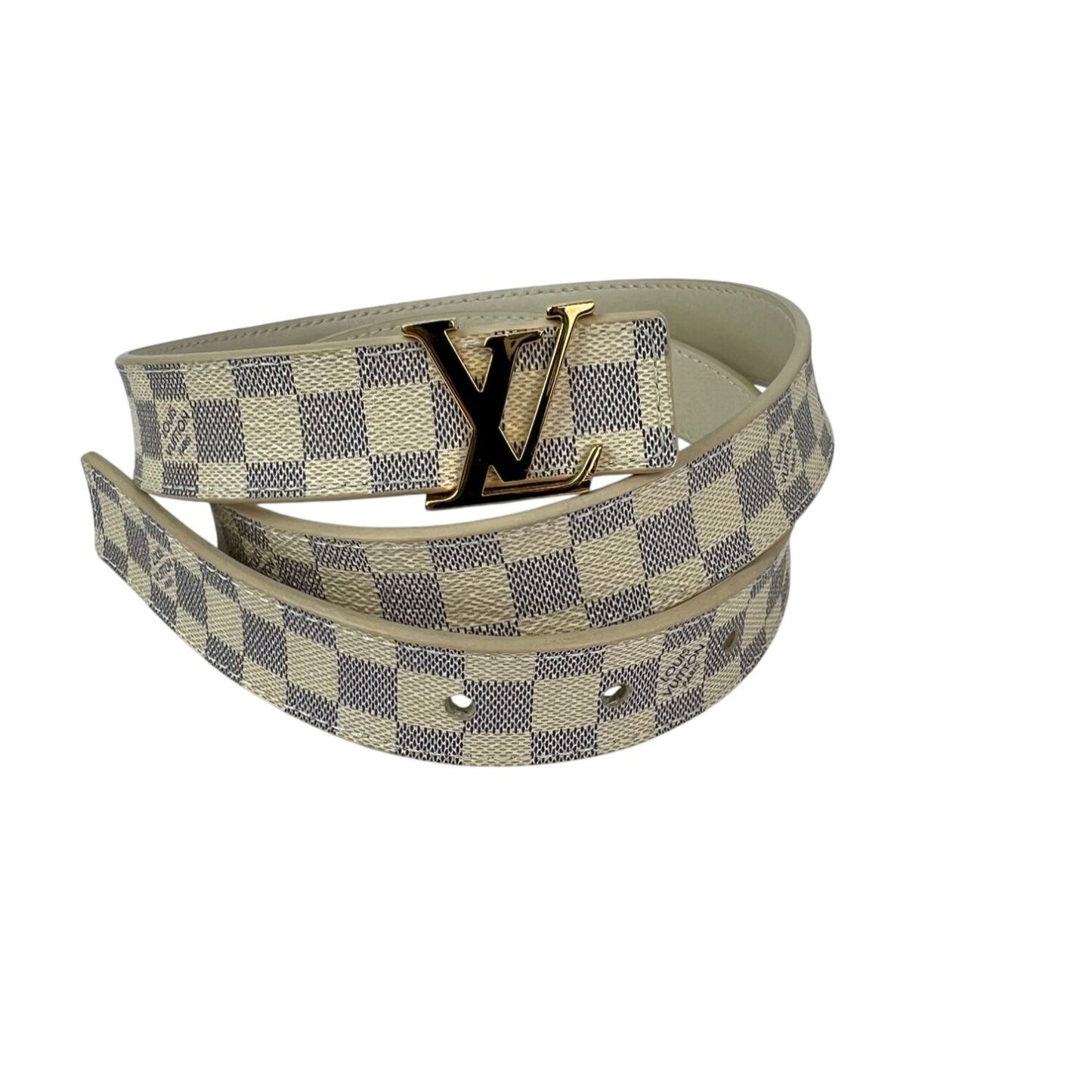 
                  
                    Louis Vuitton LV Initiales 25mm Reversible Damier Azur Belt 80/32
                  
                