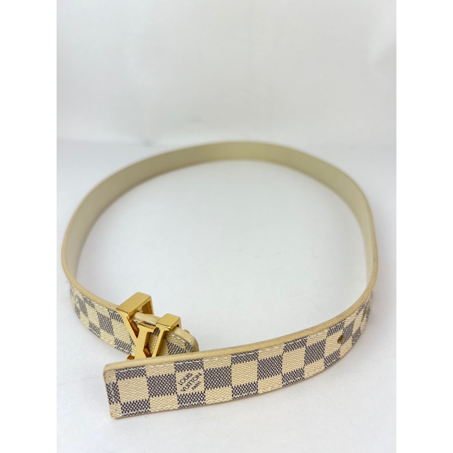 
                  
                    Louis Vuitton LV Initiales 25mm Reversible Damier Azur Belt 80/32
                  
                
