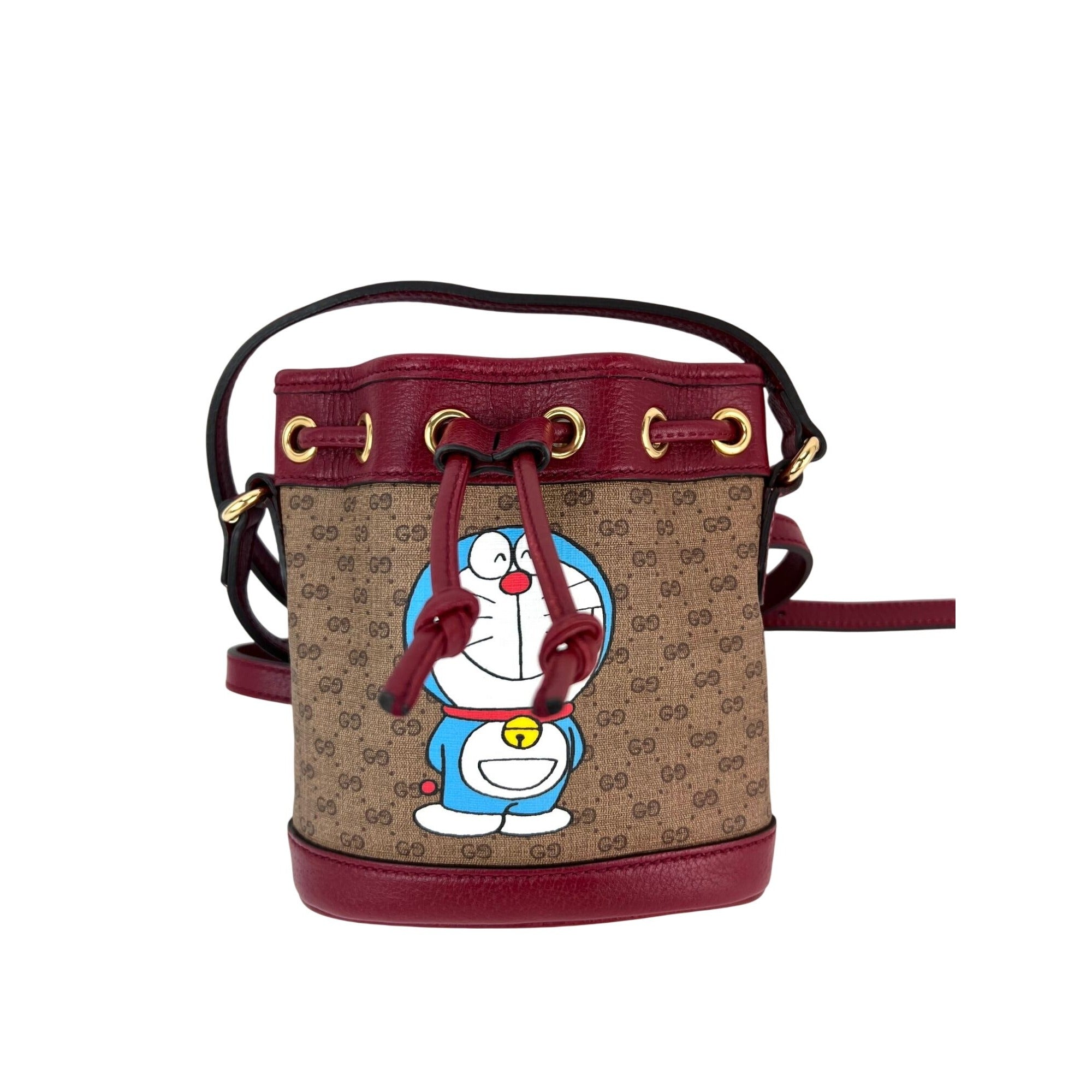 【VINTAGE】GUCCI GG ドラえもん ミニバッグ GUCCI X DORAEMON Mini Vintage GG Supreme Monogram Large Tote