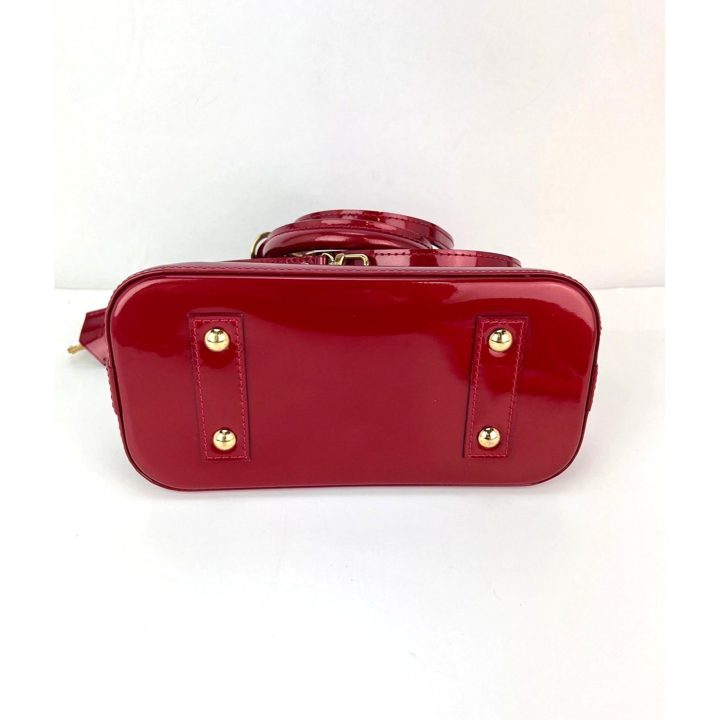 
                  
                    Louis Vuitton Alma BB Monogram Red Vernis Patent Leather Crossbody Bag
                  
                