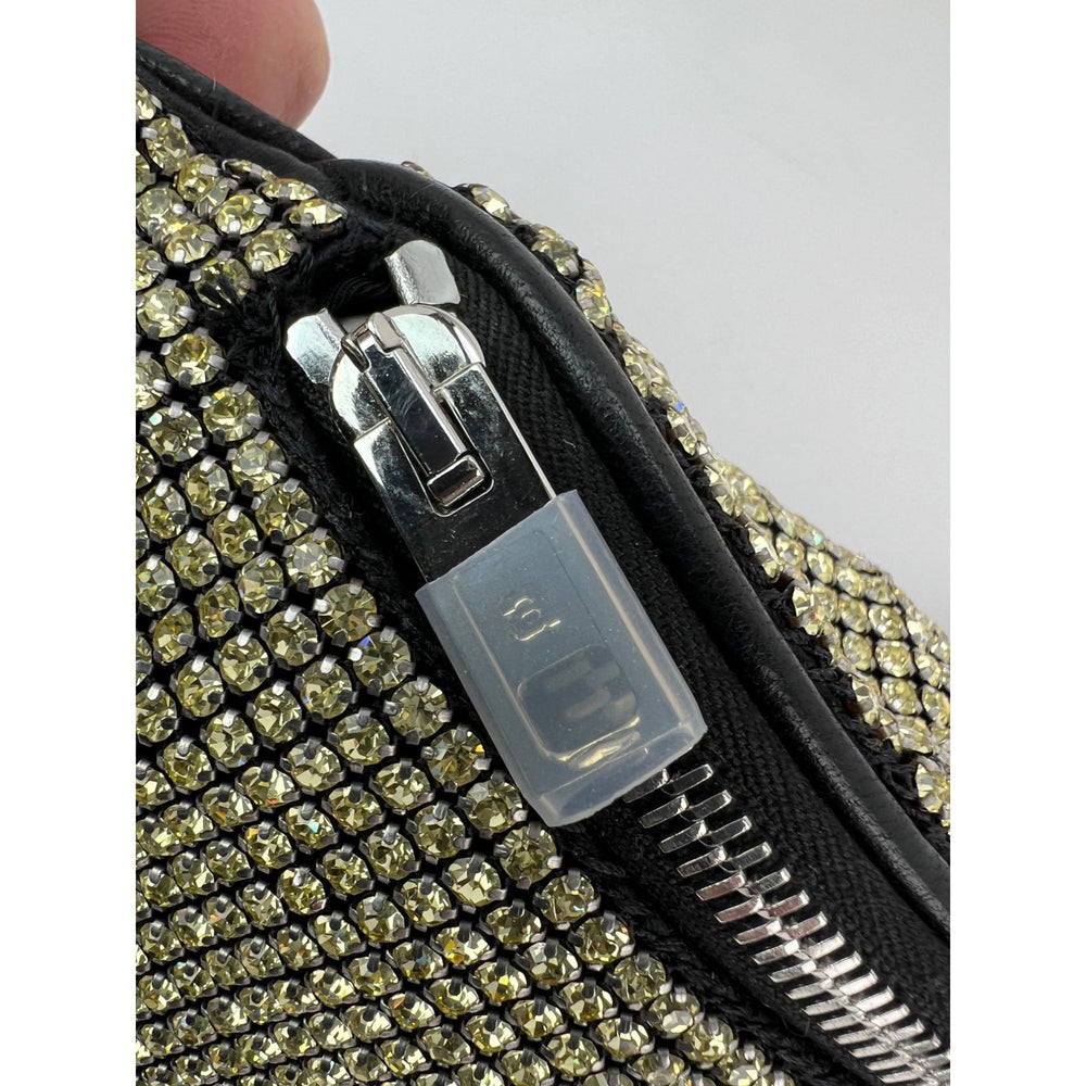 
                  
                    Alexander Wang Attica Mini Rhinestone Prism Gold Belt Sling Bag
                  
                