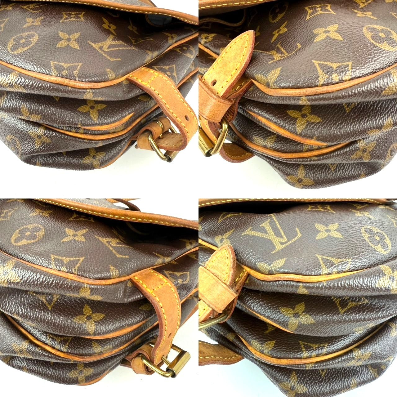 
                  
                    Louis Vuitton Monogram Saumur 30 Vintage Saddle Style Messenger Crossbody Bag
                  
                