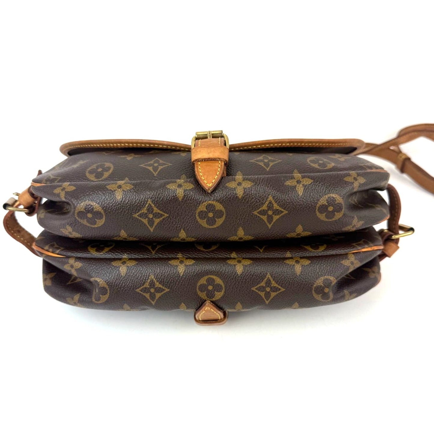
                  
                    Louis Vuitton Monogram Saumur 30 Vintage Saddle Style Messenger Crossbody Bag
                  
                