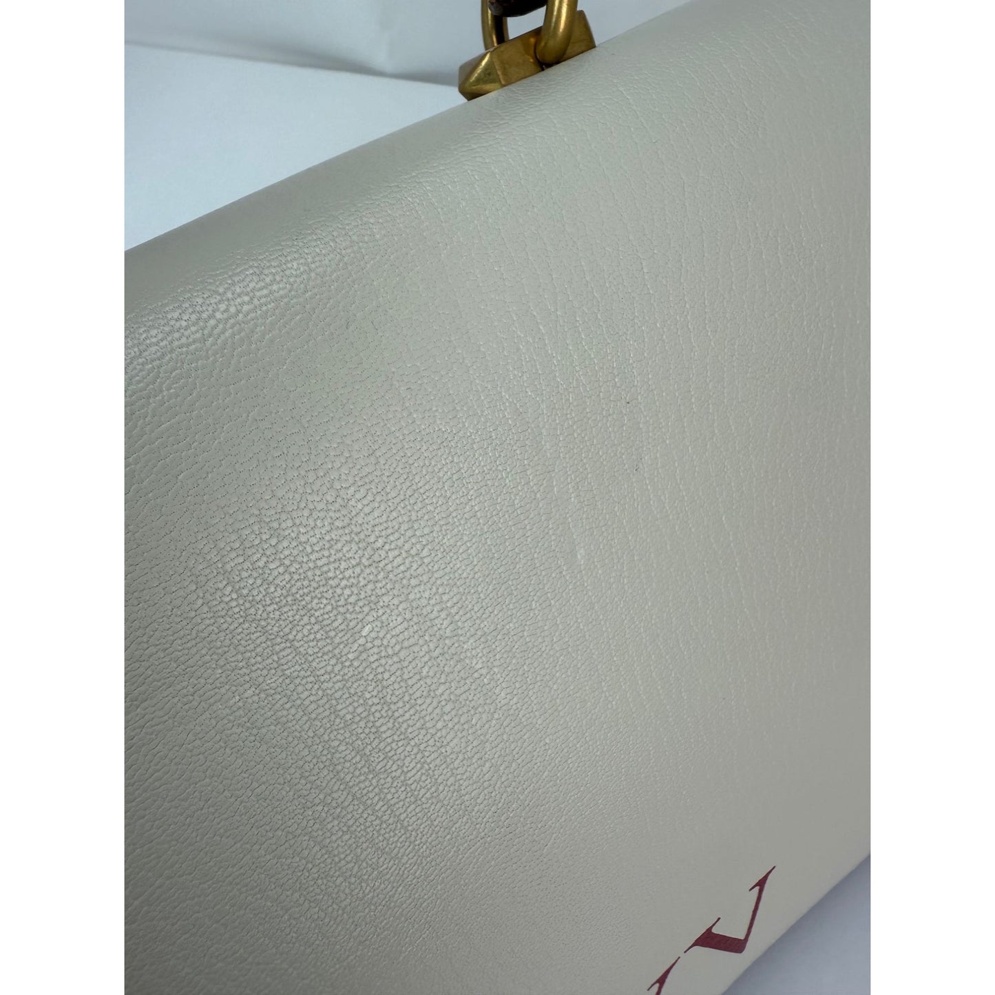 
                  
                    Gucci Calfskin Snakeskin Studded Medium Ottilia Top Handle Shoulder Bag
                  
                