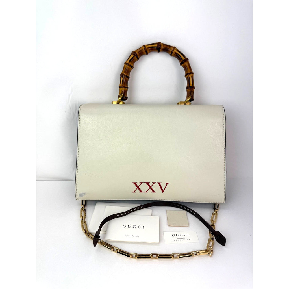 
                  
                    Gucci Calfskin Snakeskin Studded Medium Ottilia Top Handle Shoulder Bag
                  
                