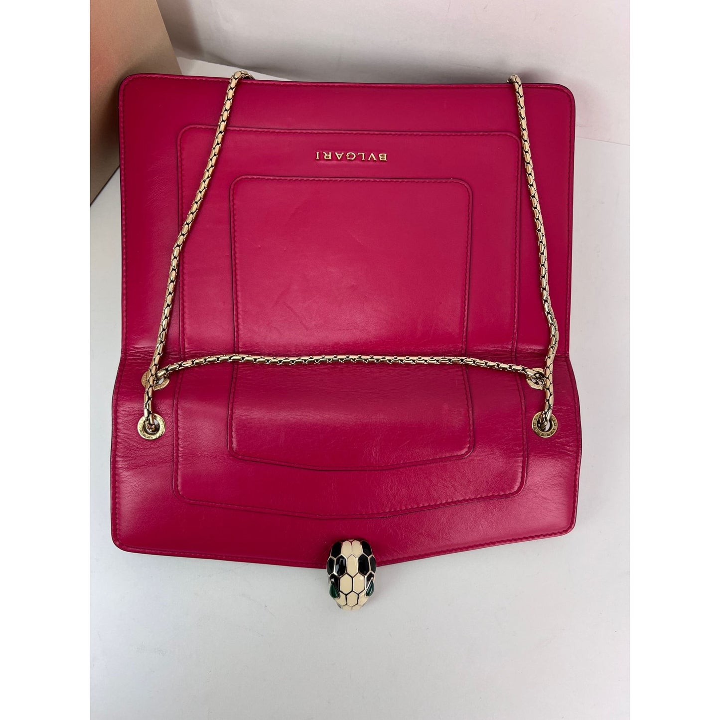 
                  
                    Bvlgari Serpenti Forever Dark Pink Shoulder Bag
                  
                