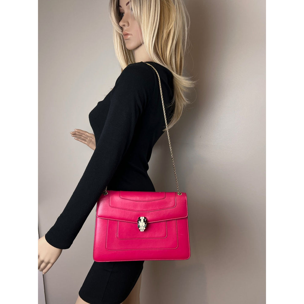 
                  
                    Bvlgari Serpenti Forever Dark Pink Shoulder Bag
                  
                