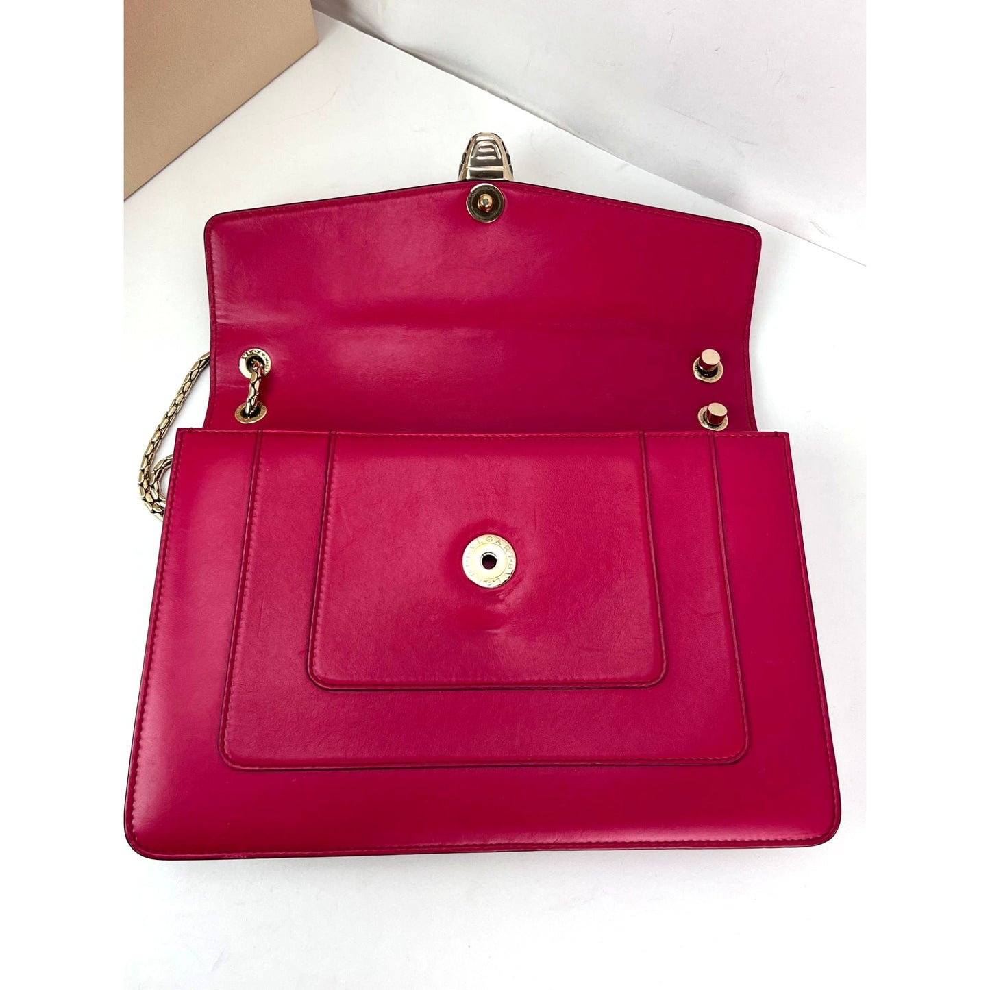 
                  
                    Bvlgari Serpenti Forever Dark Pink Shoulder Bag
                  
                