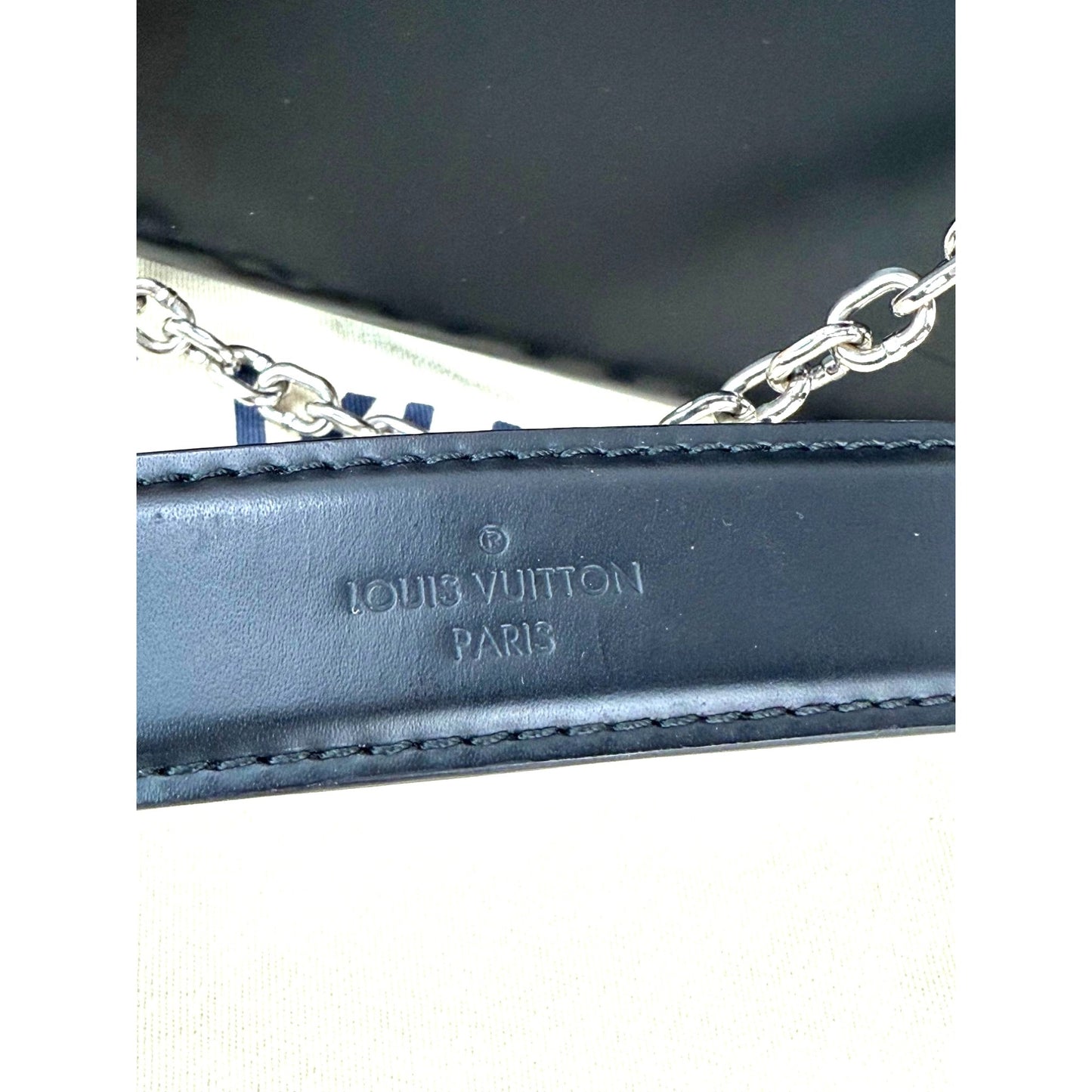 
                  
                    Louis Vuitton Calfskin Eyelet Twist MM Black Gold Silver Shoulder Bag
                  
                