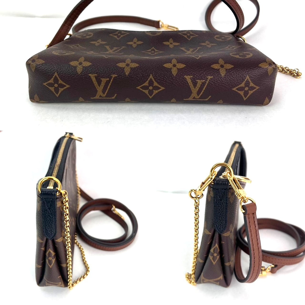 
                  
                    LOUIS VUITTON Pallas Monogram Clutch Noir Shoulder Crossbody Bag
                  
                