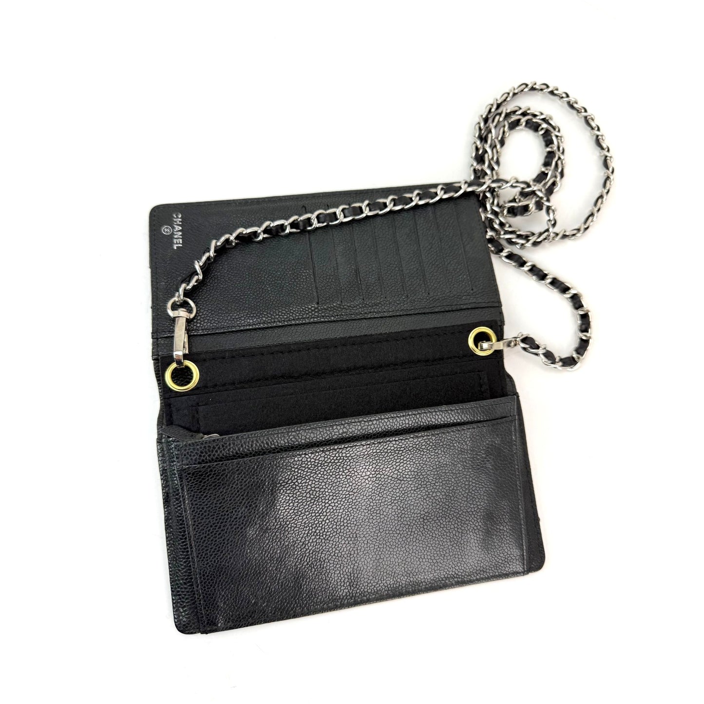 
                  
                    Chanel Vintage Wild Stitch Black Caviar Wallet
                  
                