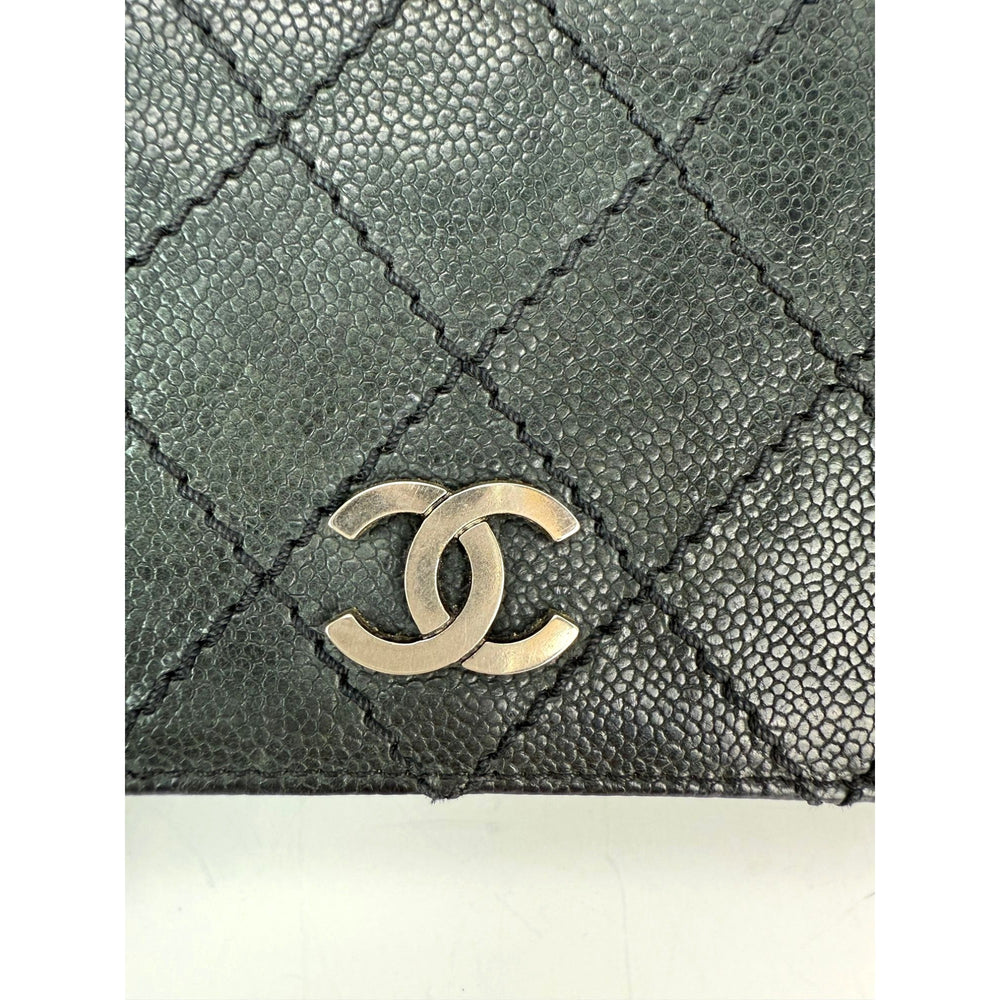
                  
                    Chanel Vintage Wild Stitch Black Caviar Wallet
                  
                