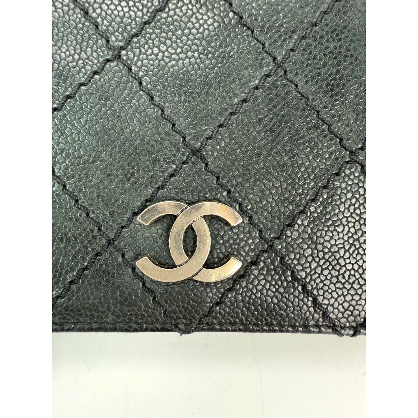 
                  
                    Chanel Vintage Wild Stitch Black Caviar Wallet
                  
                