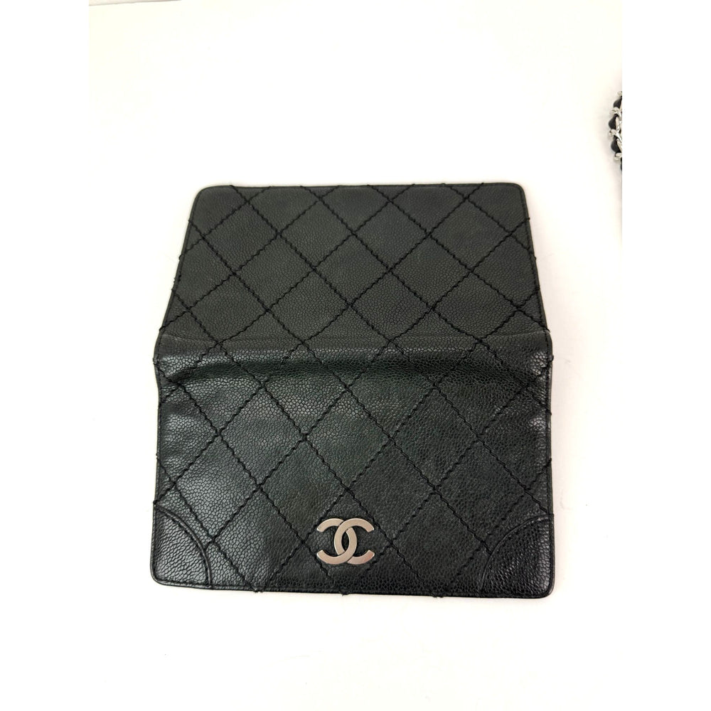 
                  
                    Chanel Vintage Wild Stitch Black Caviar Wallet
                  
                