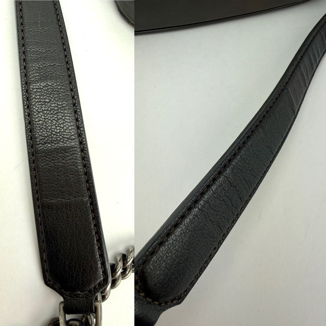 
                  
                    Chanel Metallic Goatskin Quilted Small Rock In Rome Flap Charcoal Crossbody Bag
                  
                