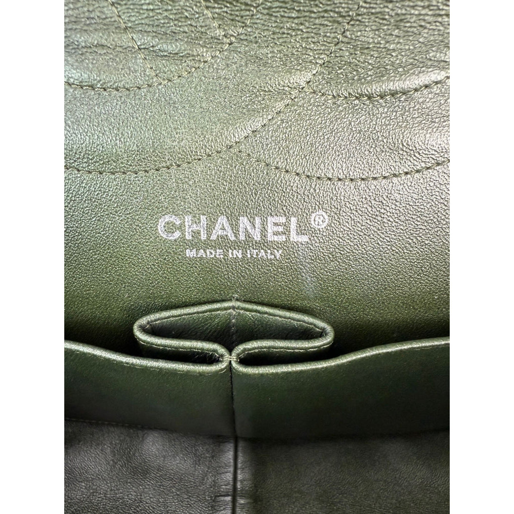 
                  
                    Chanel 2.55 Reissue Double Flap  Iridescent Dark Green Patent Leather Shoulder Bag
                  
                