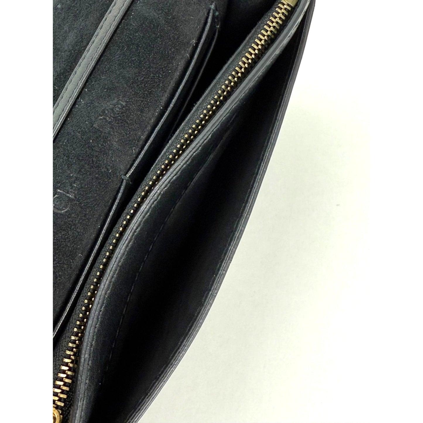 
                  
                    Christian Dior Calfskin Black D-Fence Croisiere Wallet on a Chain
                  
                