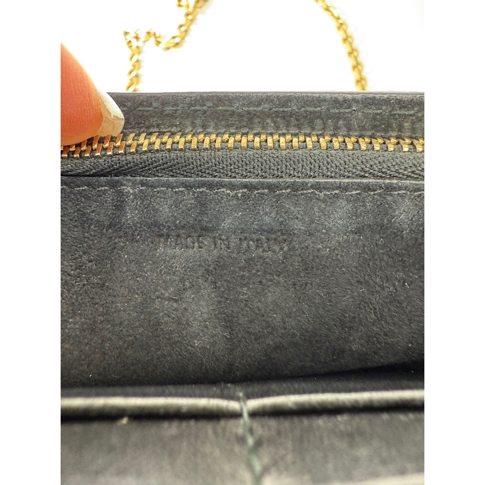 
                  
                    Christian Dior Calfskin Black D-Fence Croisiere Wallet on a Chain
                  
                