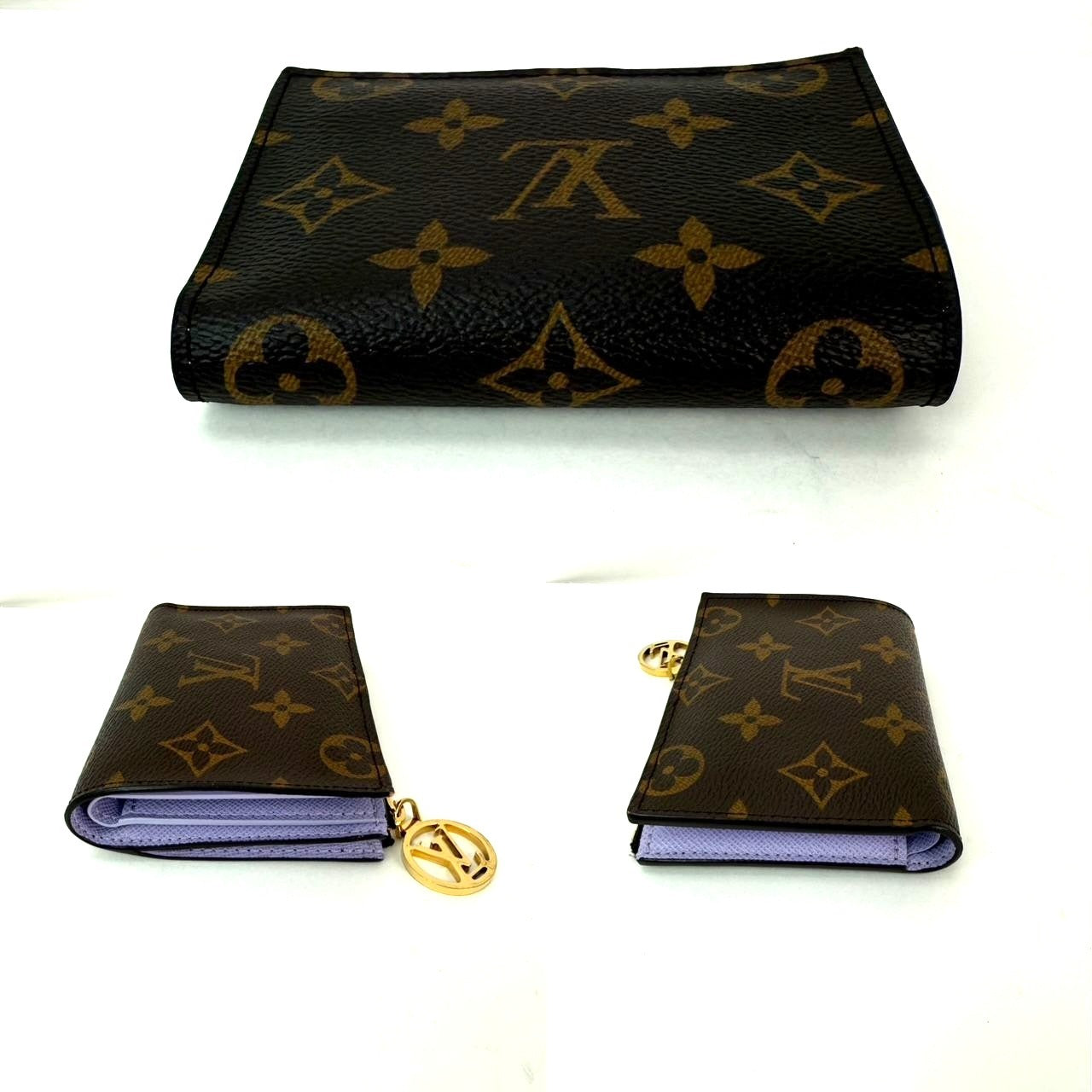 
                  
                    LOUIS VUITTON Lisa Monogram Purple Iris Lining Wallet
                  
                