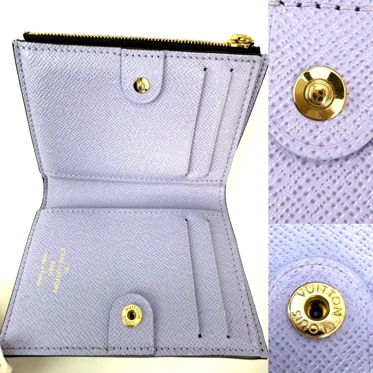 
                  
                    LOUIS VUITTON Lisa Monogram Purple Iris Lining Wallet
                  
                