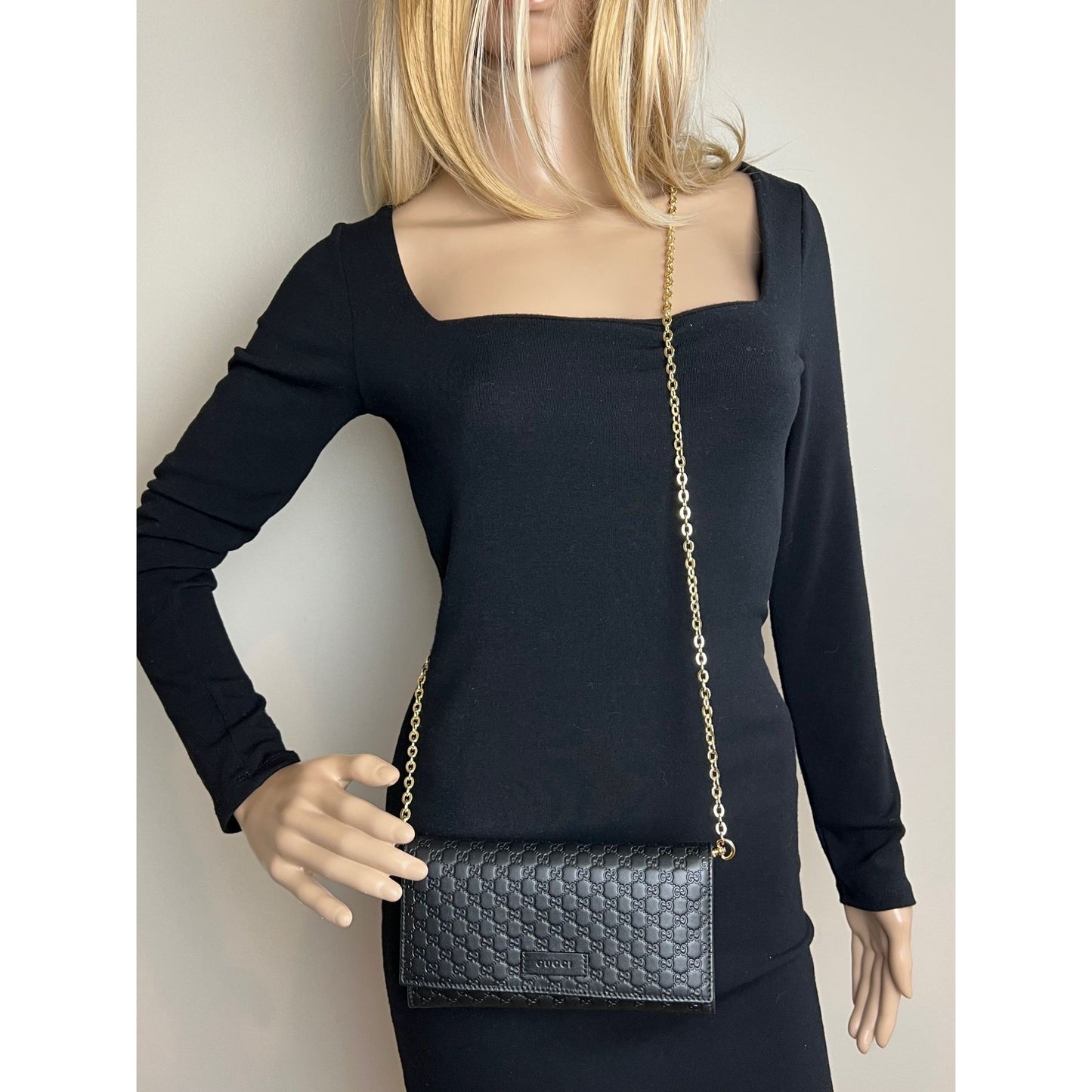 
                  
                    Gucci Micro Guccissima Continental Long Black Wallet
                  
                