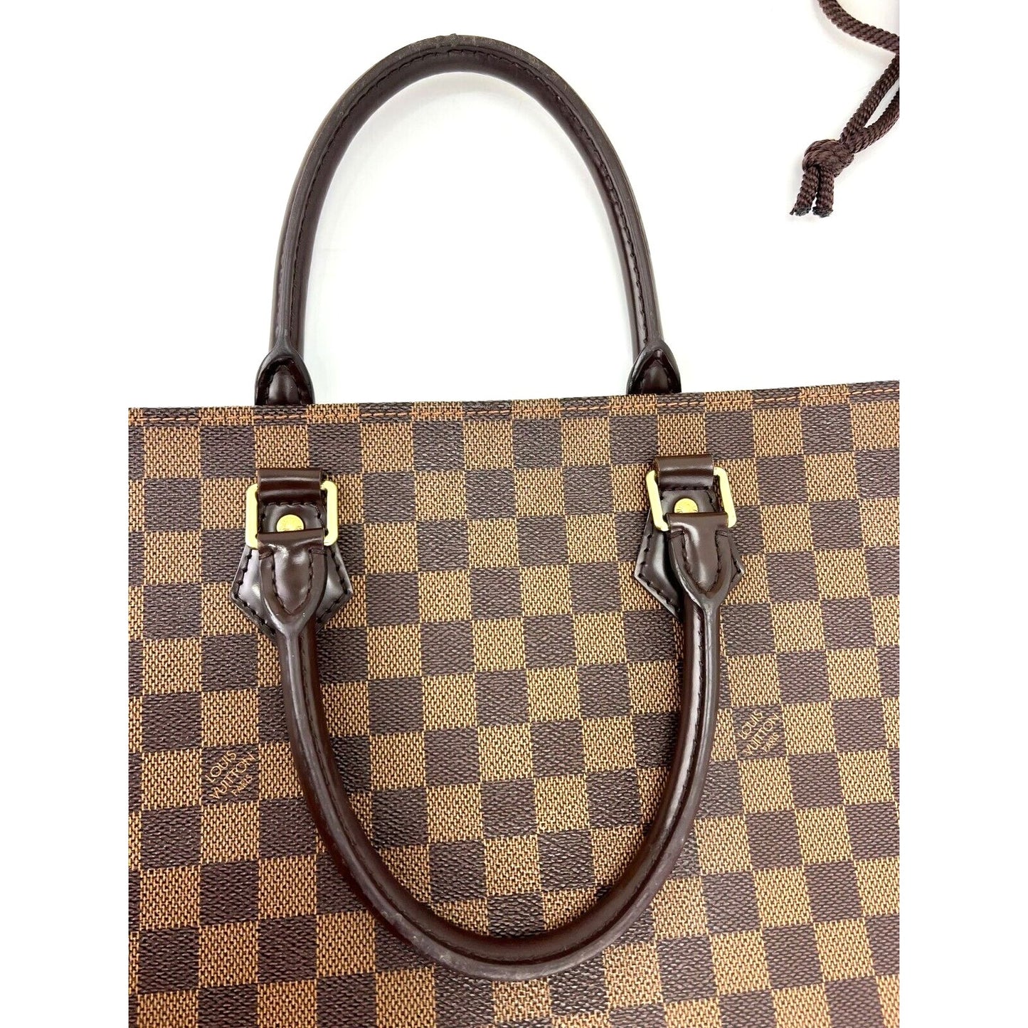 
                  
                    Louis Vuitton Sac Plat Damier Ebene Canvas Shopping Tote Bag
                  
                