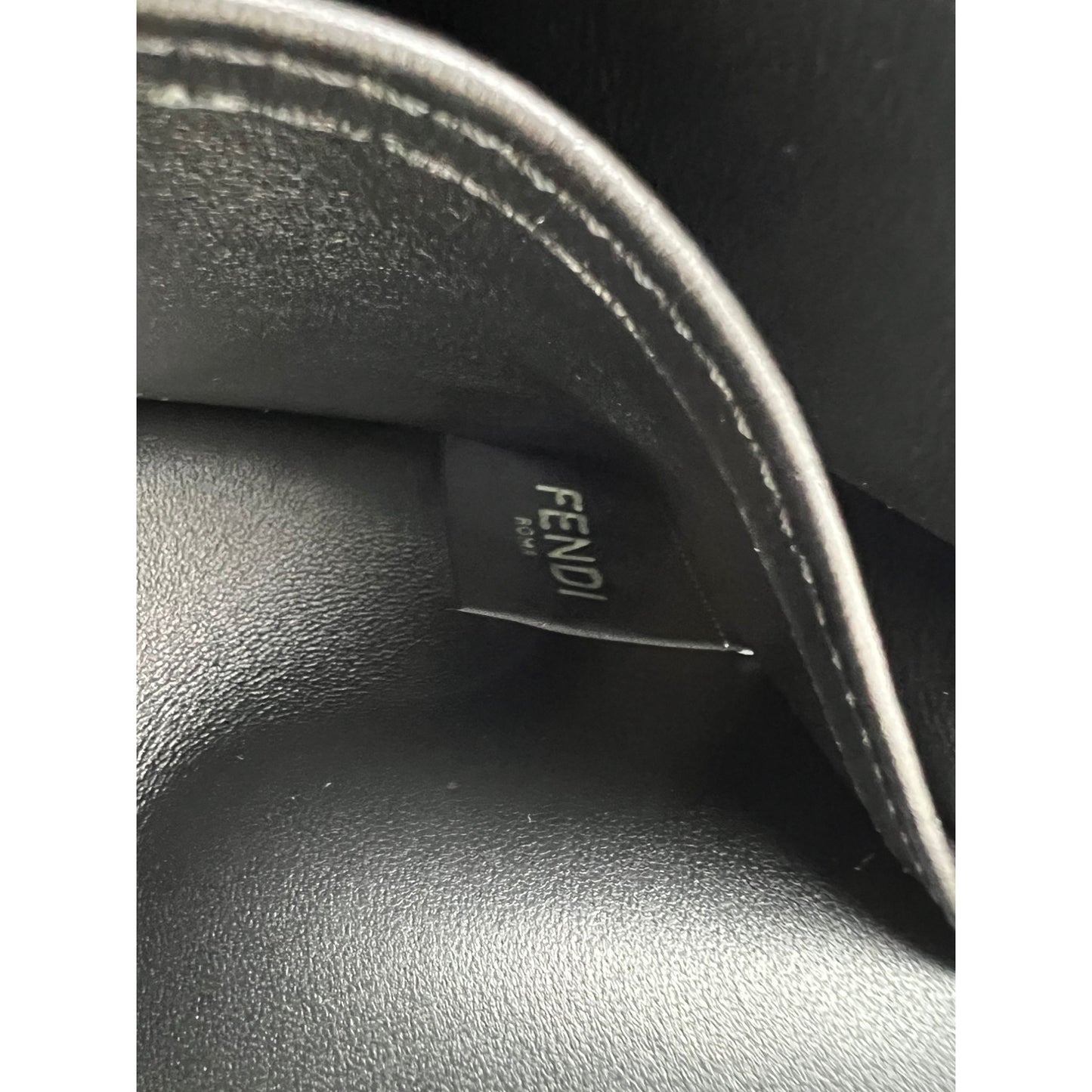 
                  
                    Fendi Tube Wallet on a Chain Black Nappa Leather Crossbody Bag
                  
                