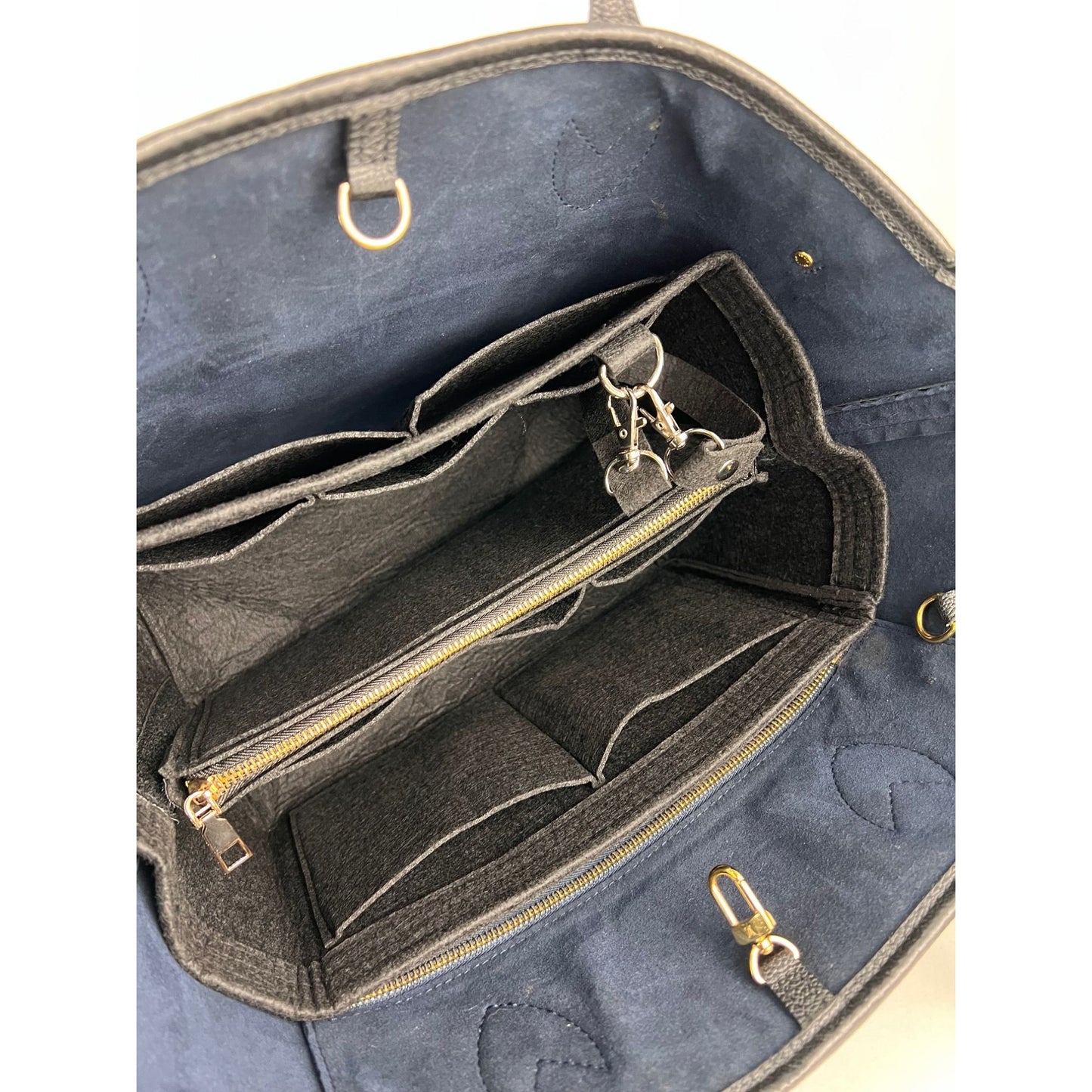 
                  
                    Louis Vuitton Neverfull MM Giant Monogram Black Empriente Leather Tote
                  
                