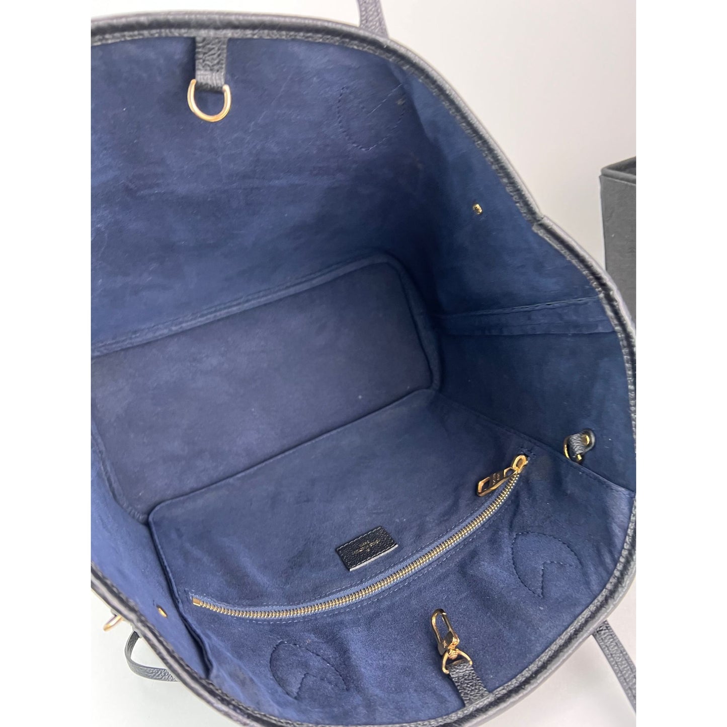
                  
                    Louis Vuitton Neverfull MM Giant Monogram Black Empriente Leather Tote
                  
                